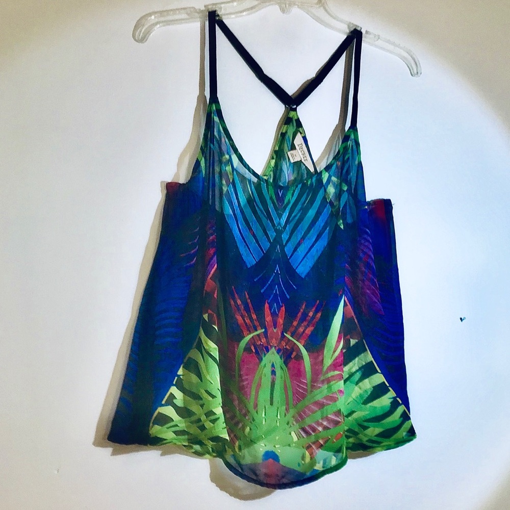 Decree Multicolored Tank Top XL
